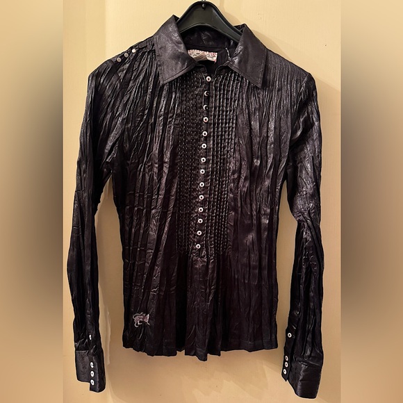 Vintage Parasuco Women's button-up blouse - Medium - Picture 1 of 16